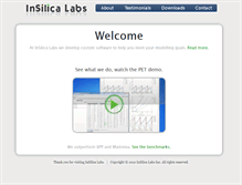 Tablet Screenshot of insilicalabs.com